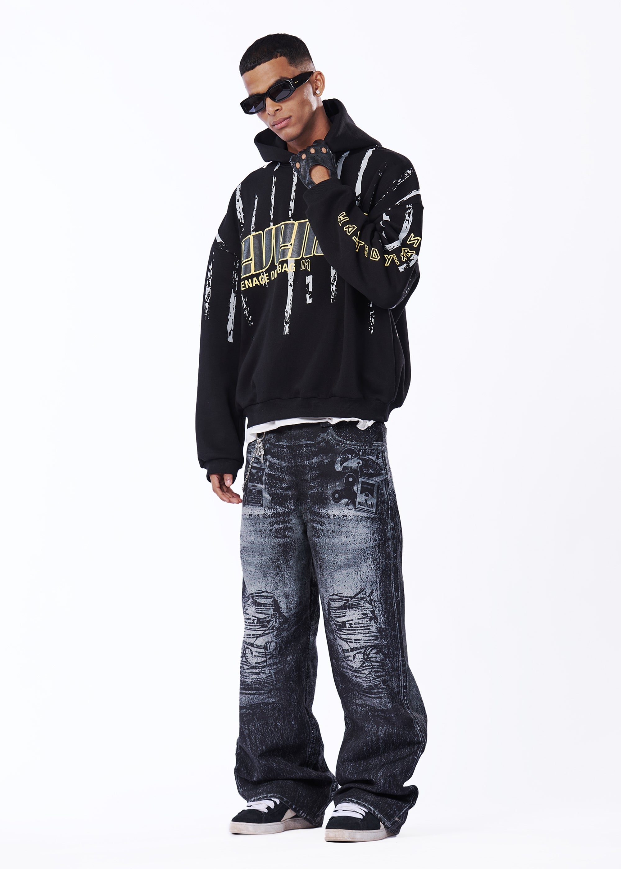 pinstripe hoodie