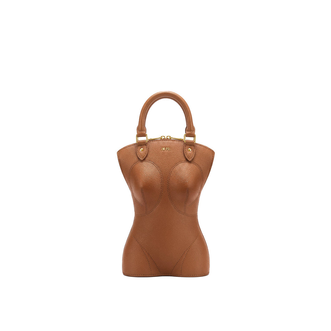 JW PEI Tara Sculpted Handle Bag - Brown