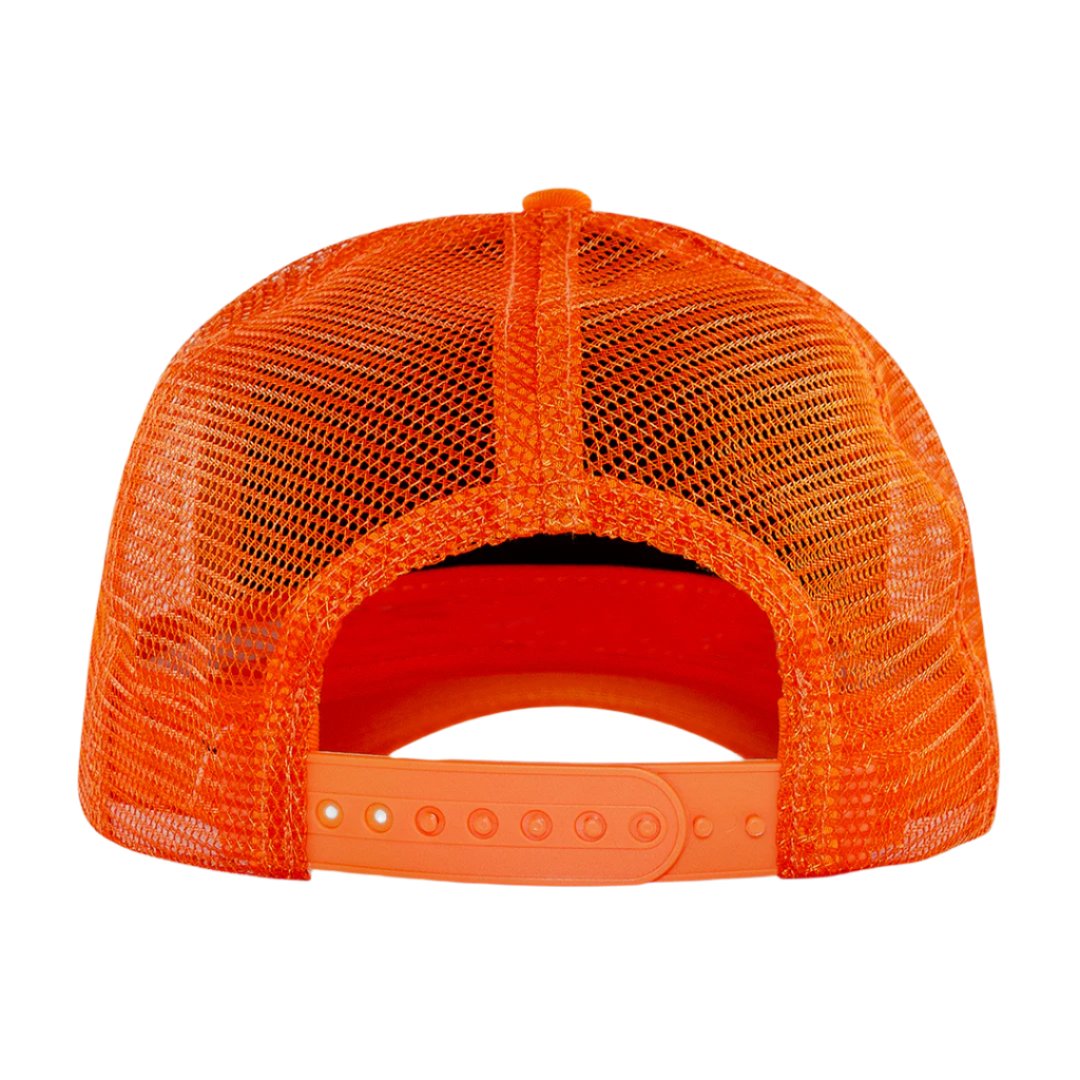 Mo Money Mo Problems Orange Trucker Cap