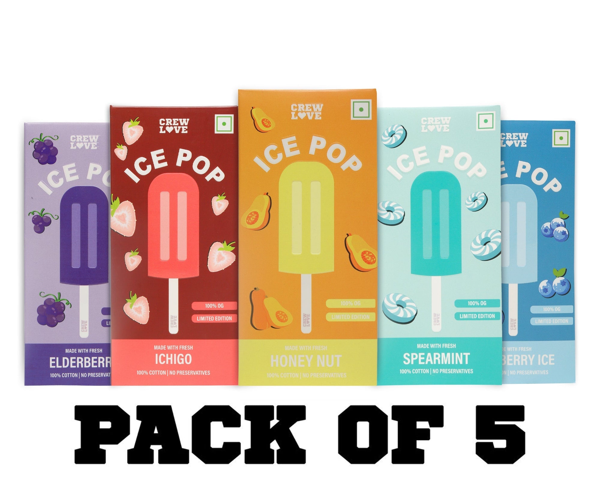 CDC ICE POP SOCKS - PACK OF 5