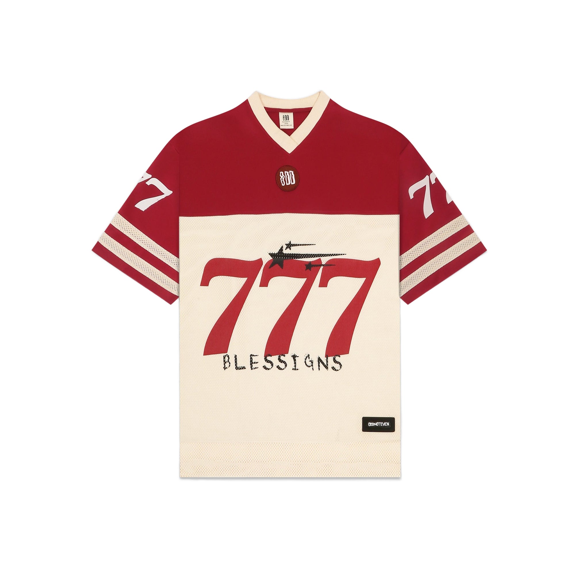 777 Red-Beige Jersey