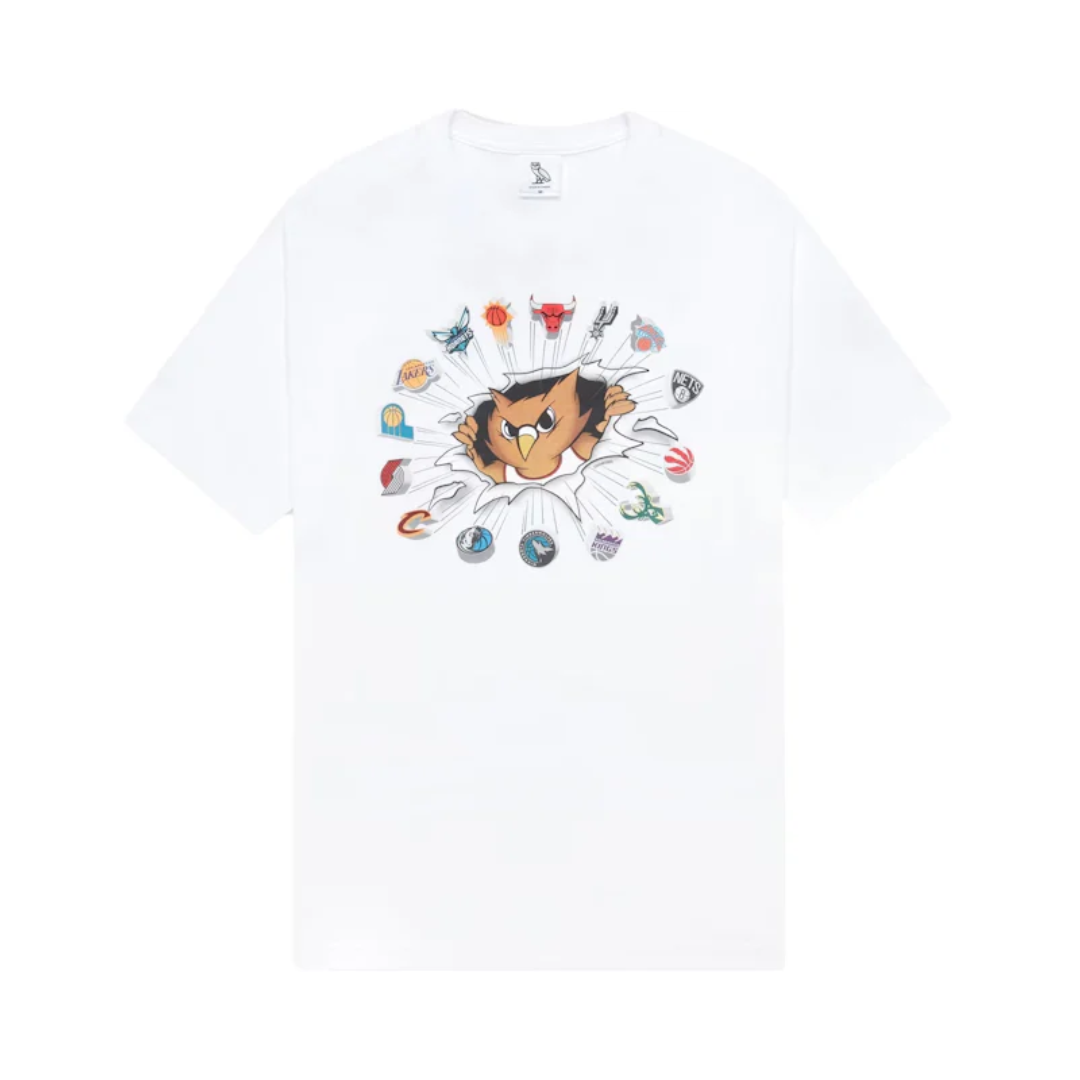 OVO NBA Mascot T-Shirt White