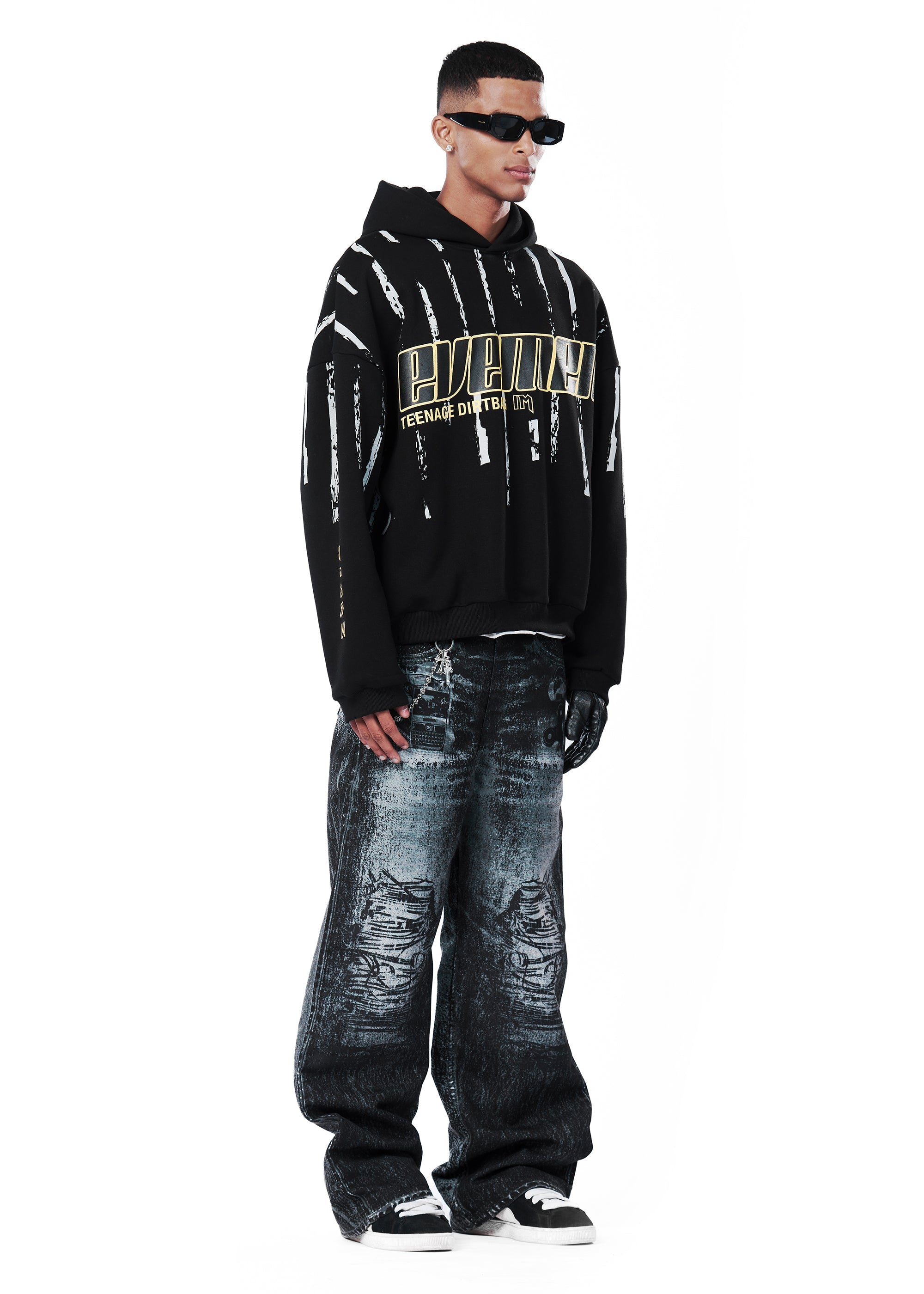 pinstripe hoodie