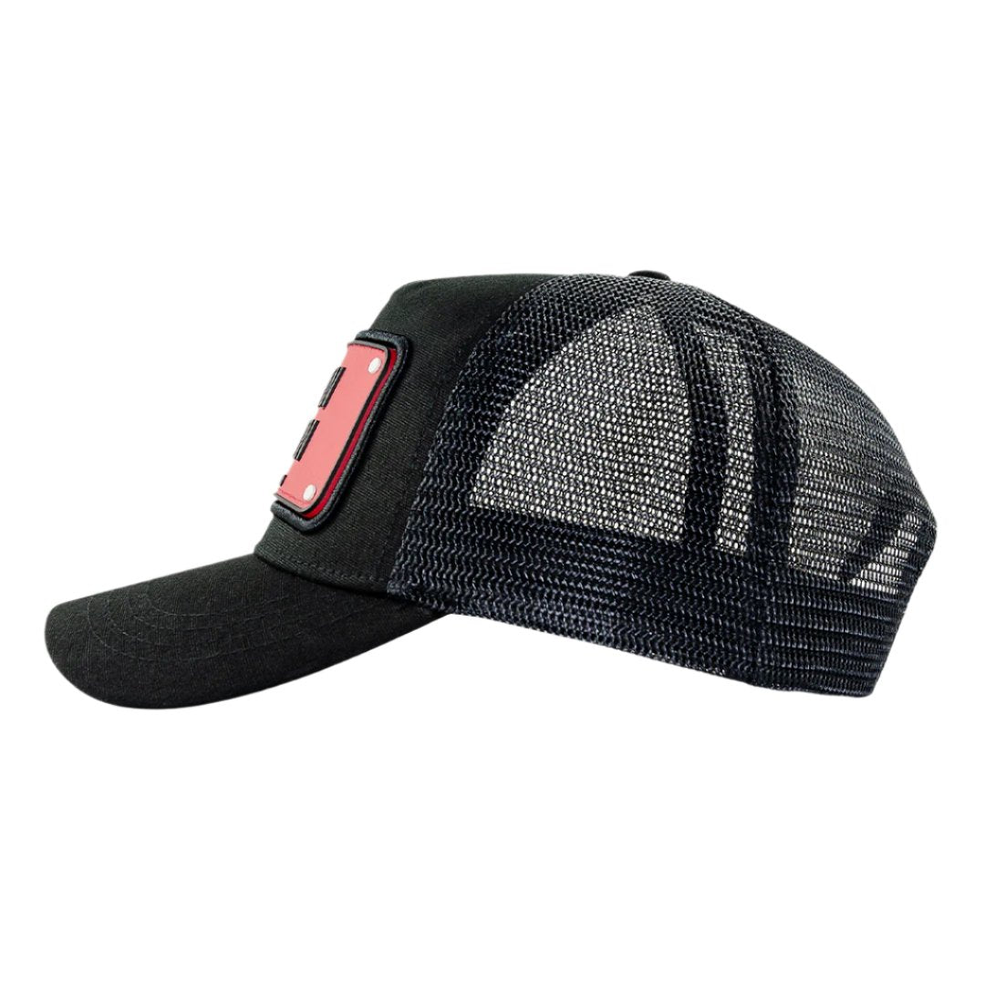 No Pain No Gain Black Trucker Cap