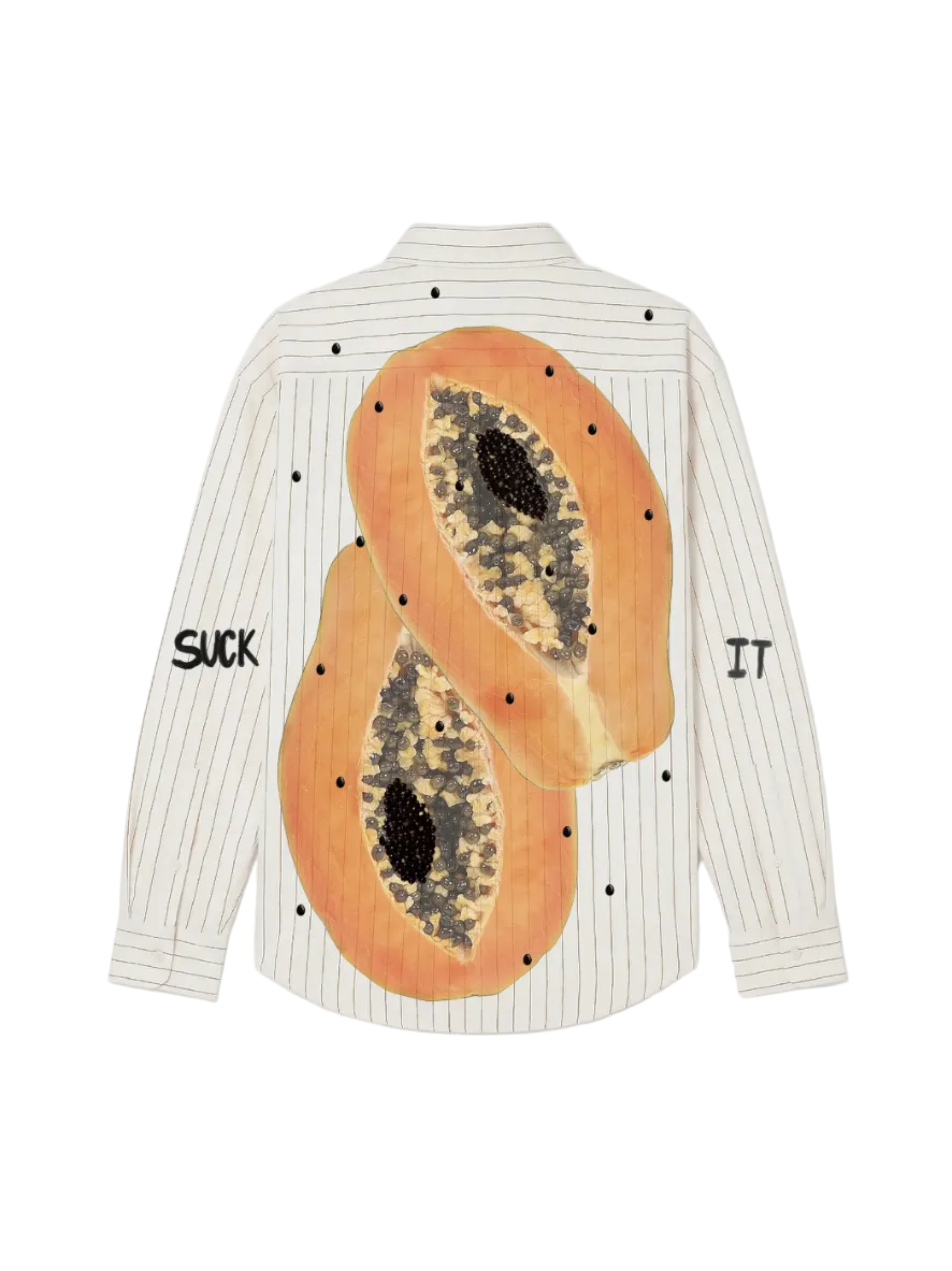 not2Deep Cotton | White/Brown Striped
