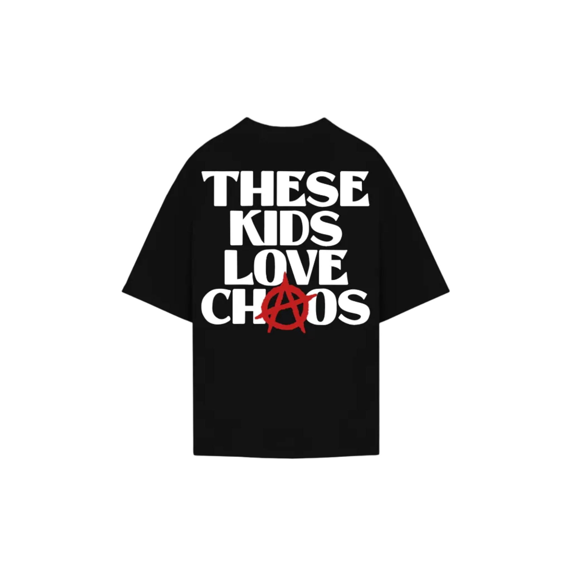 KIDS LOVE CHAOS T-SHIRT - BLACK