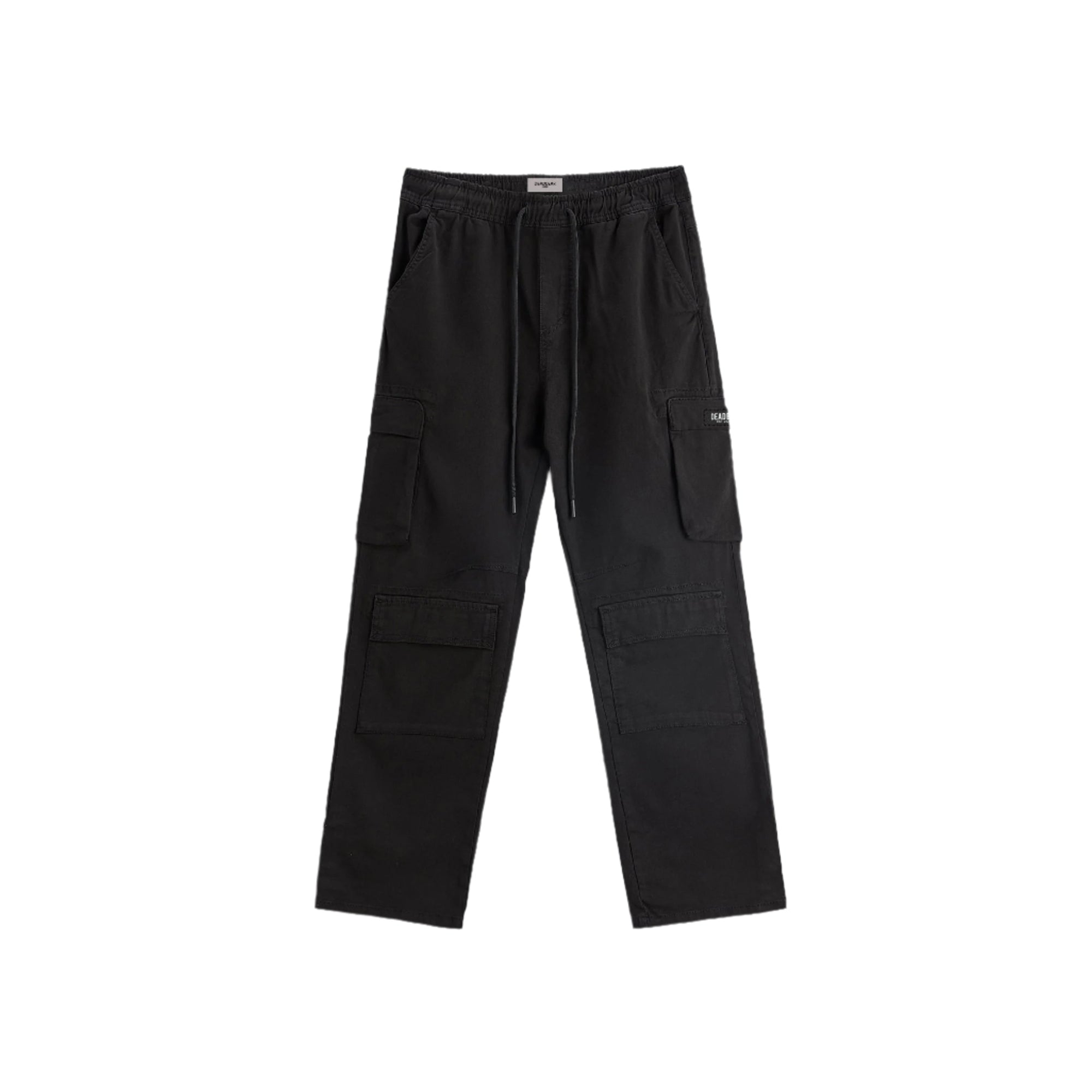 Washed Black Cargo Pants