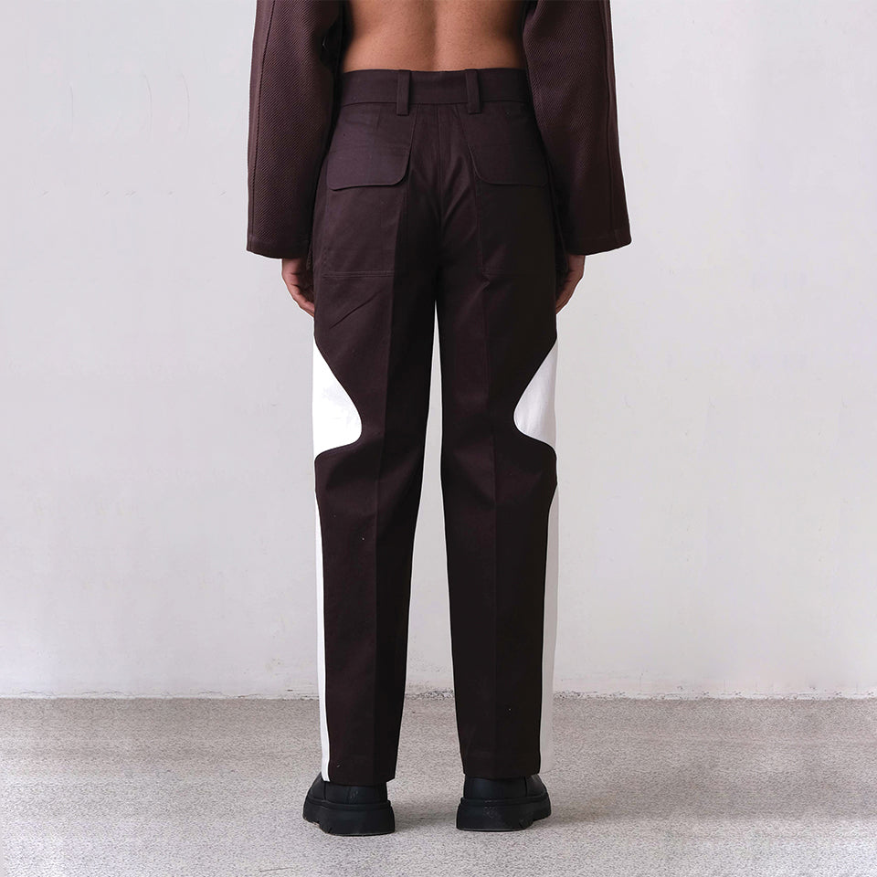 Melanocytes Symbolic Cut Trousers- CB