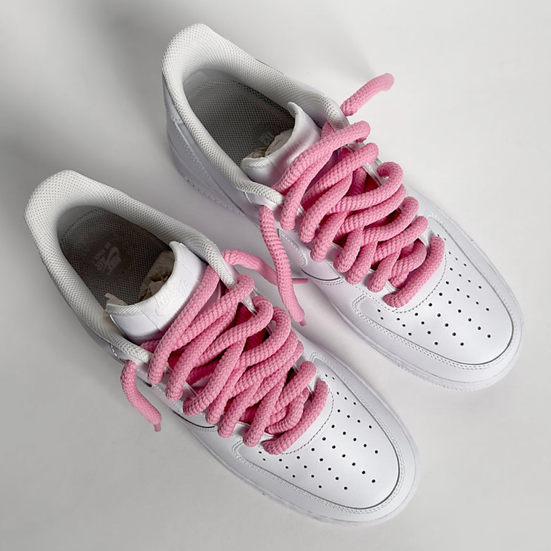 Pink Wired Rope Shoelaces | Premium Sneaker Laces – KNOTTY