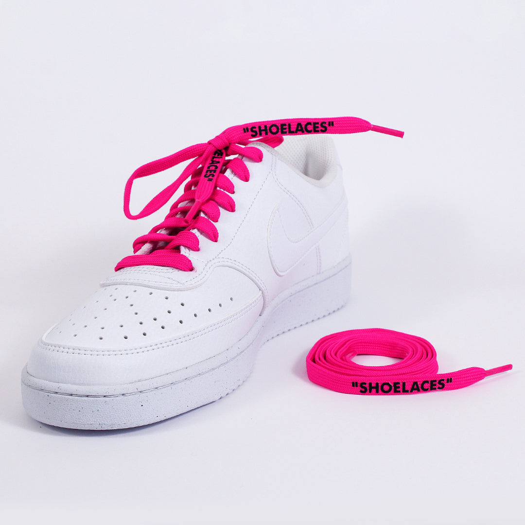Pink Off-White Style "SHOELACES"
