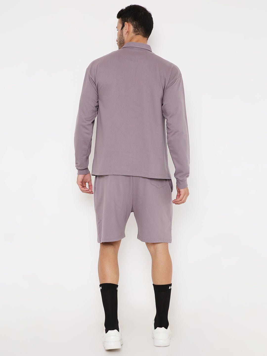 Oversized Polo T-shirt - Seeker Purple