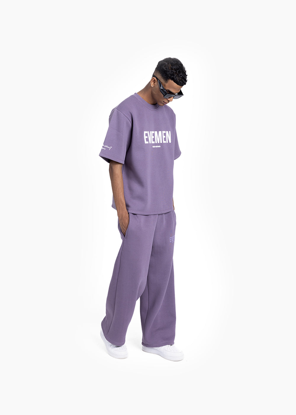 GENESIS WIDE SWEATPANT - PURPLE