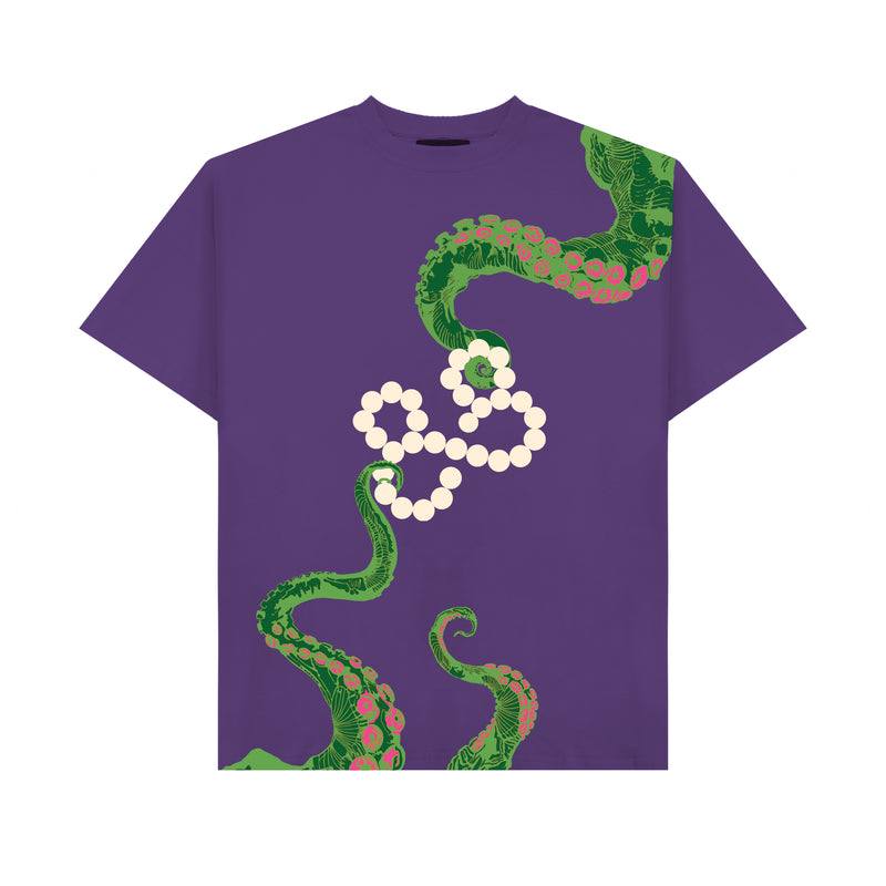 Octolab Tee (Purple) | LAB 88 | Streetwear T-shirt by Crepdog Crew