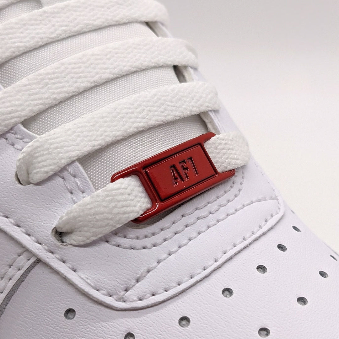 Premium Red Air Force 1 Dubrae Replacement ( Lace Tag)