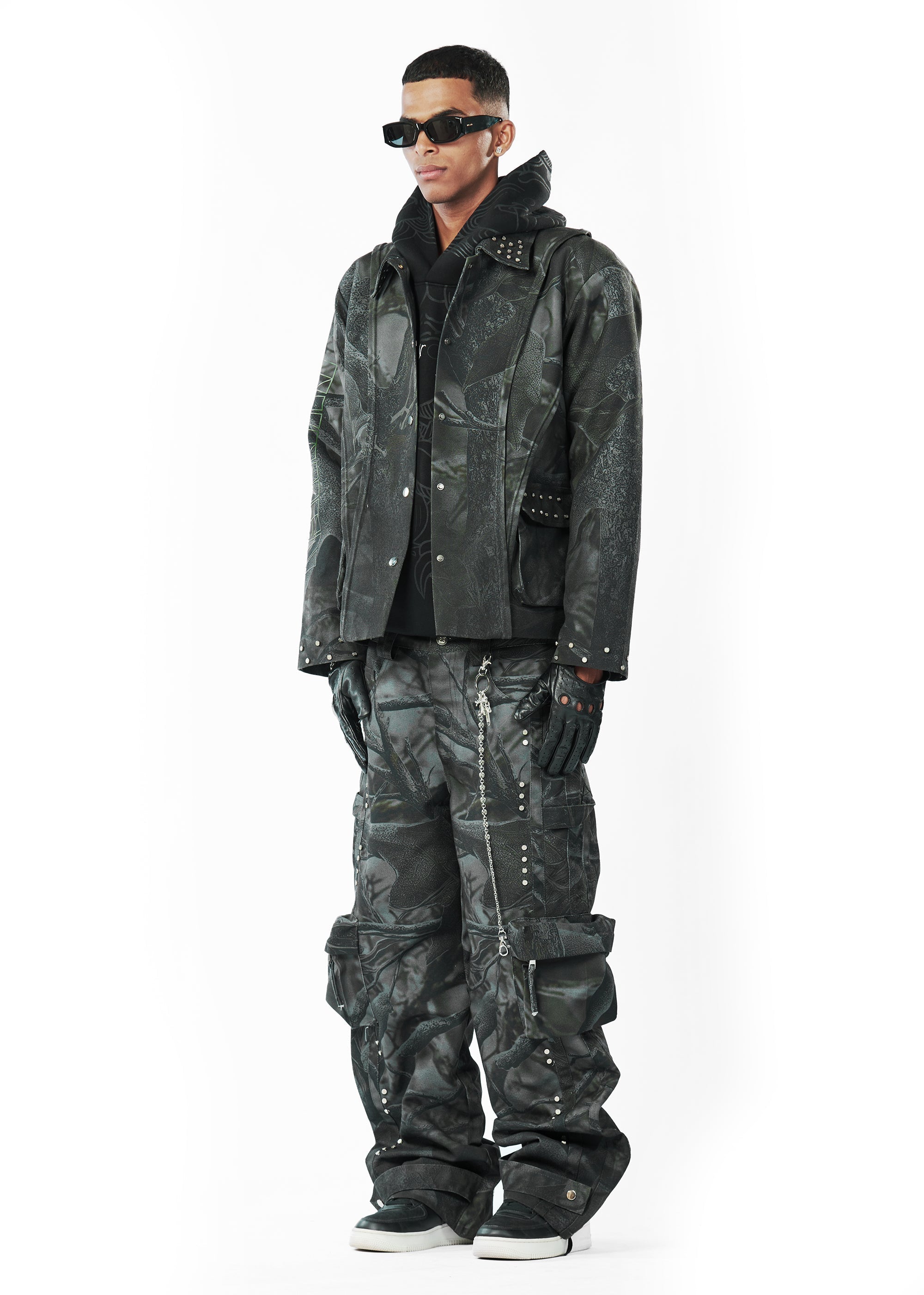 oak tree canvas stud jacket