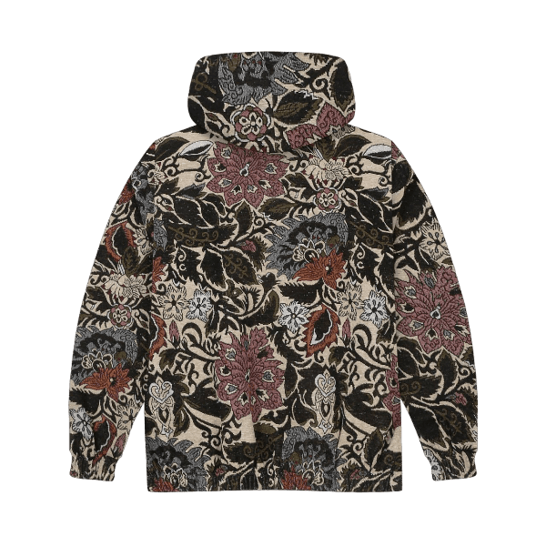 FLORAL JACQUARD HOODIE