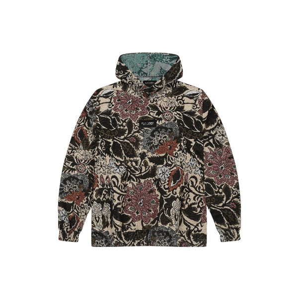 FLORAL JACQUARD HOODIE