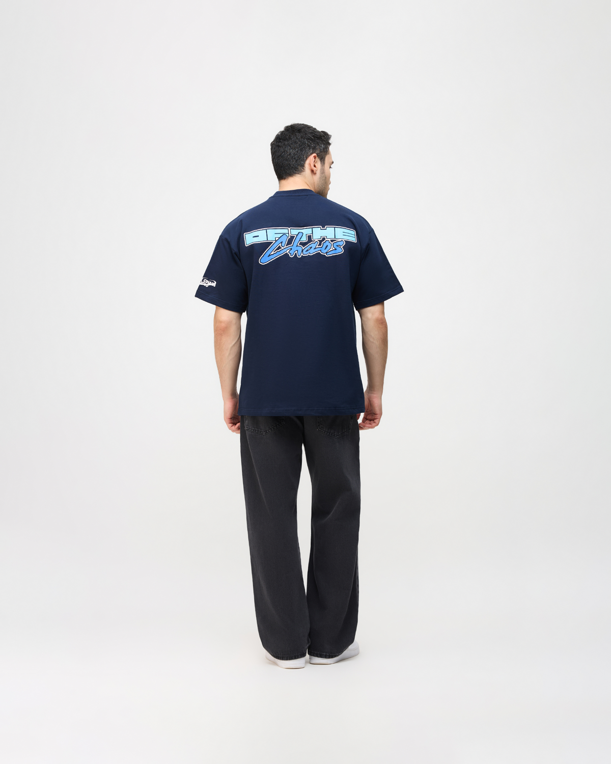 RETRO LOGO T-SHIRT - NAVY BLUE