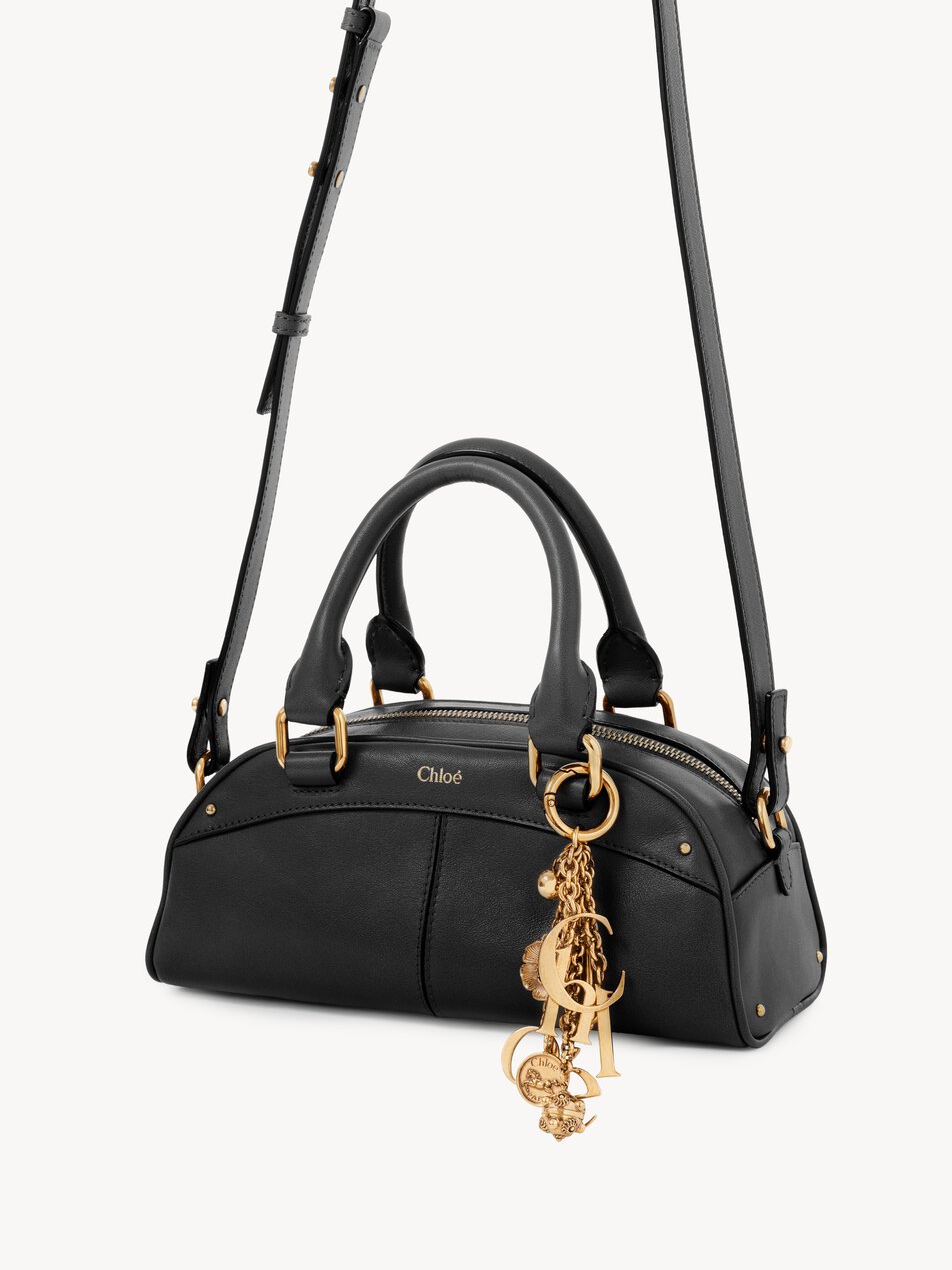 CHLOE Small Chloé bowling bag in soft leather Black