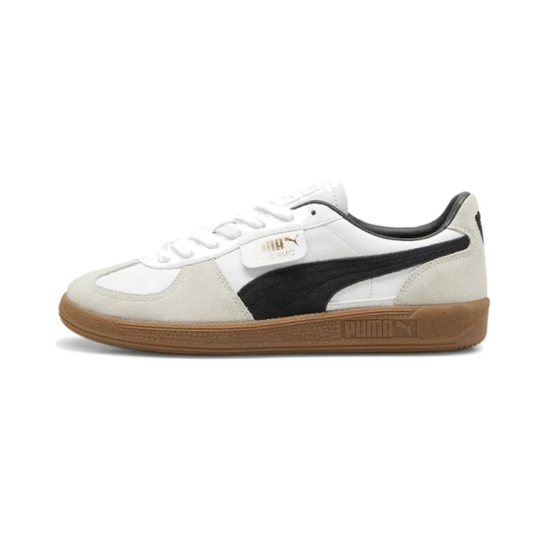 Puma Palermo Leather White Vapor Grey Gum