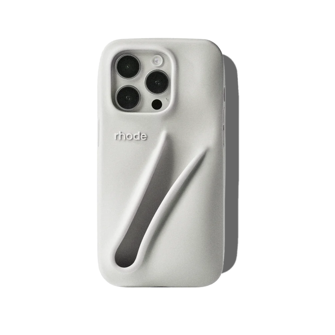 Rhode Lip Case Silicone Case Grey + ( Lip Tint )