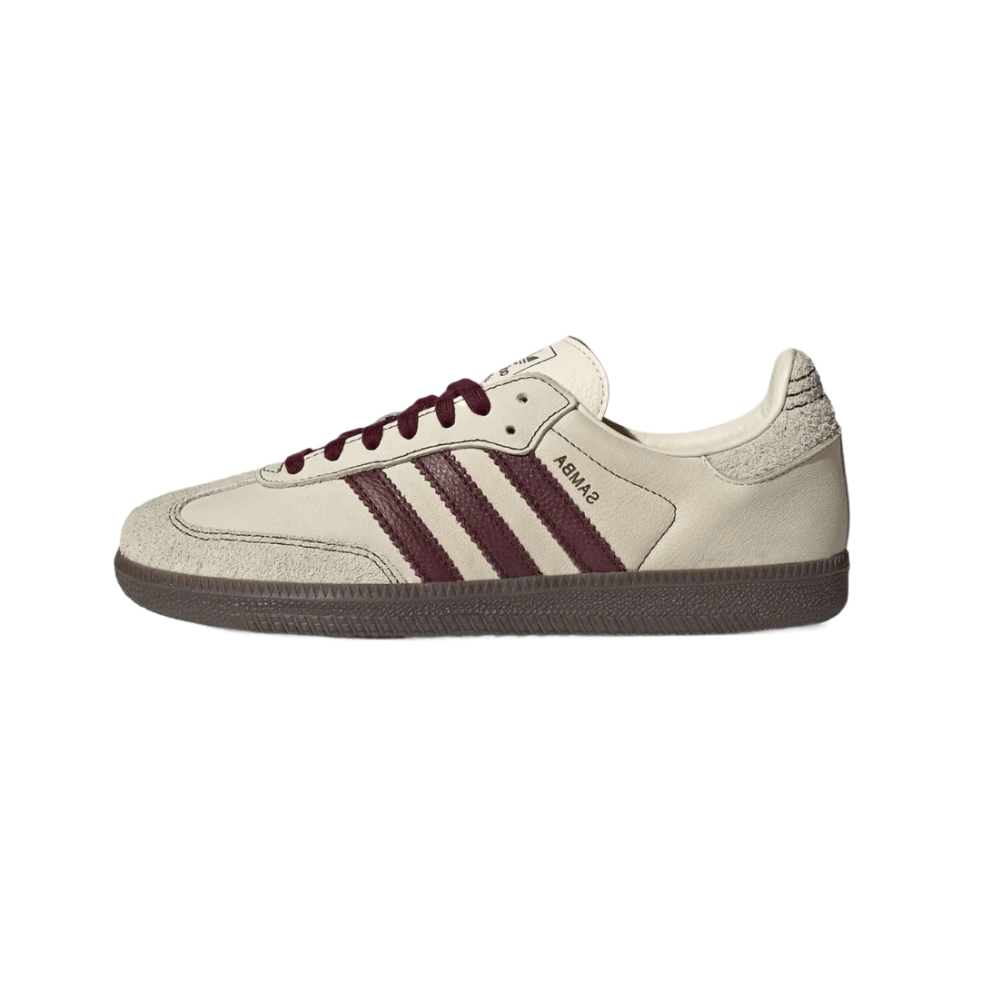 ADIDAS SAMBA OG WONDER WHITE MAROON (W)