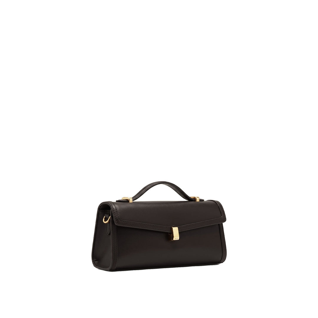 JW PEI Delphine Top Handle Bag - Dark Brown