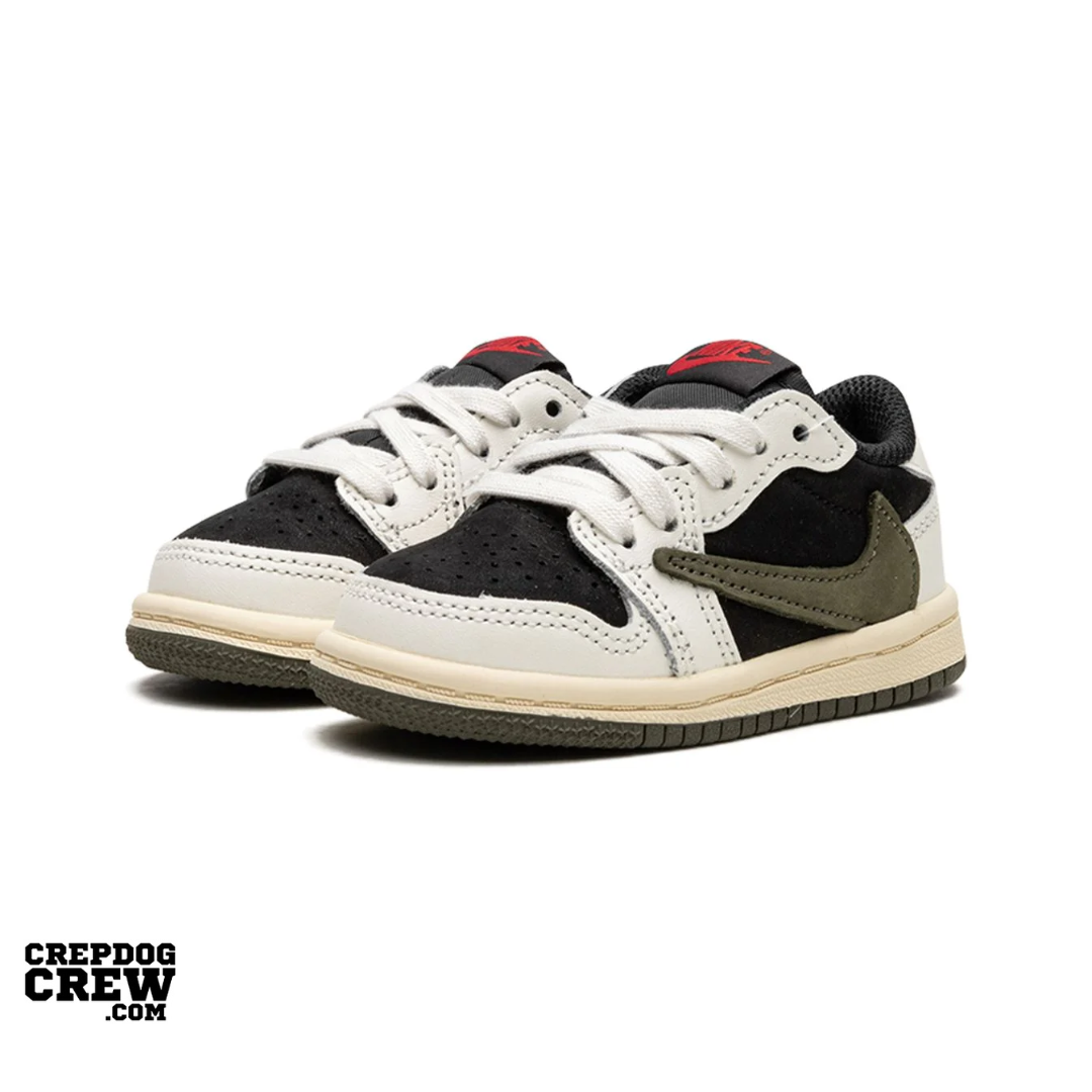 Jordan 1 Retro Low OG SP Travis Scott Olive (TODDLER)