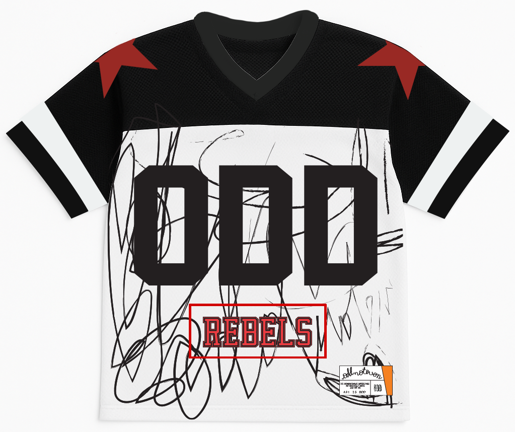 Scribbled Black Jersey