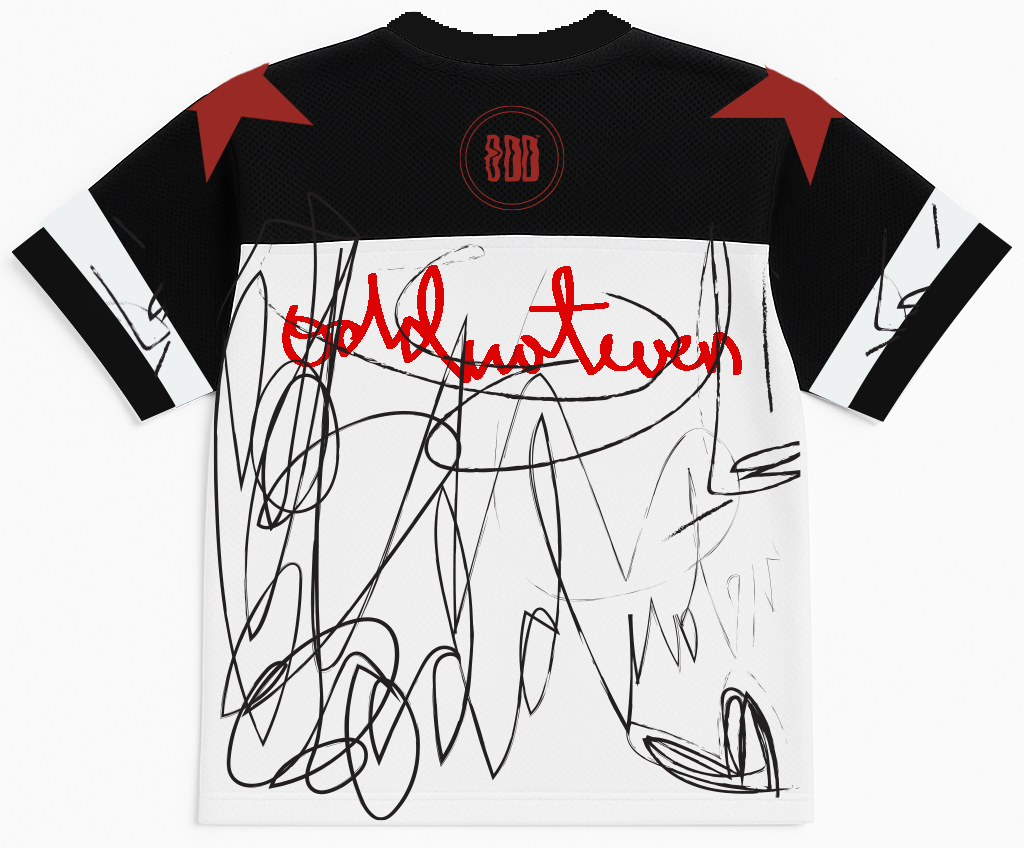 Scribbled Black Jersey