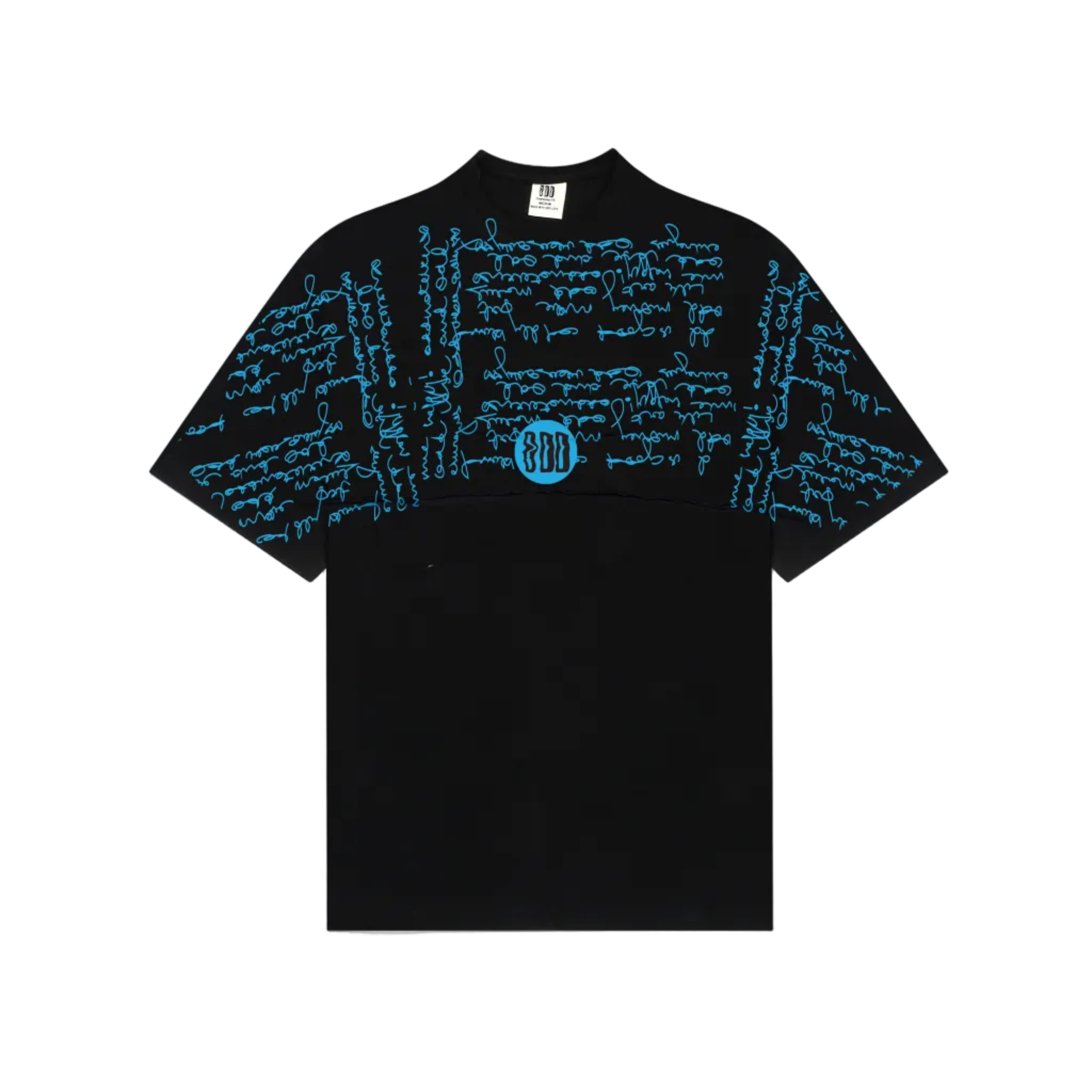 Black Scribble Tshirt