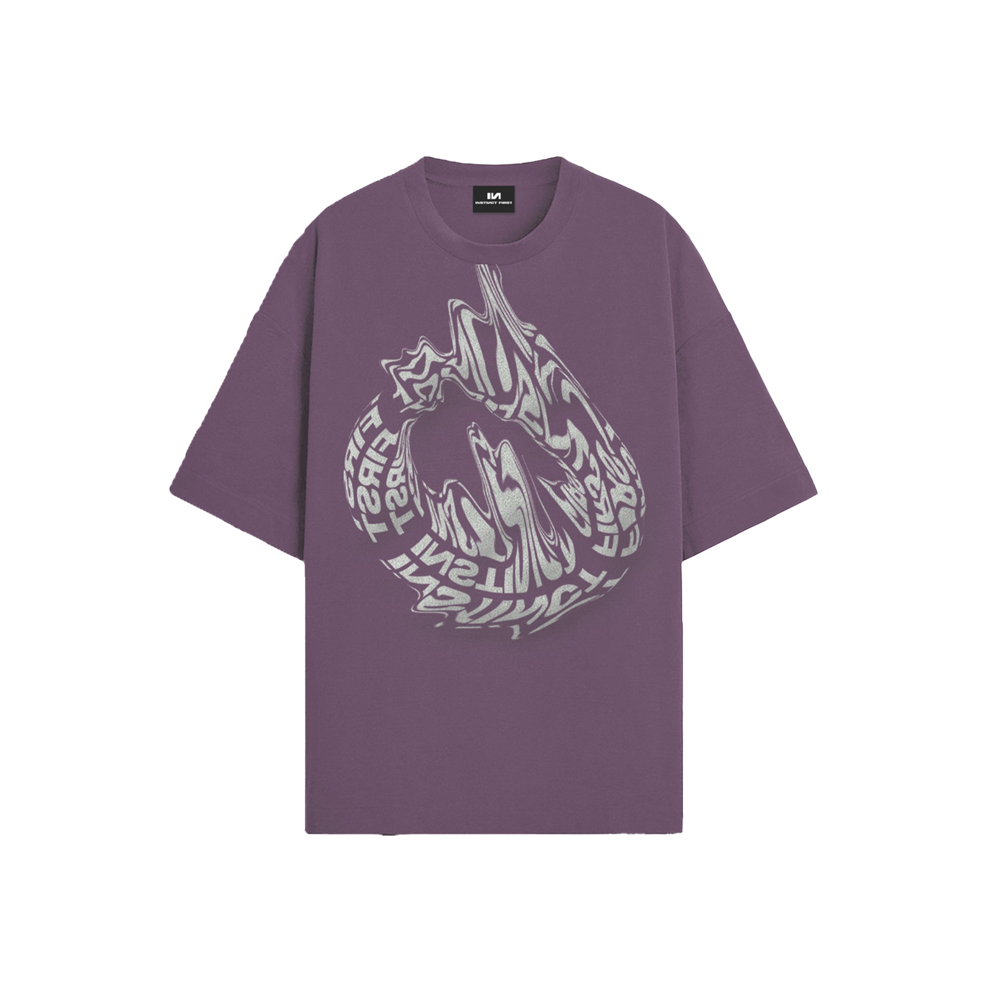 Liquidity Oversized T-Shirt - Grape