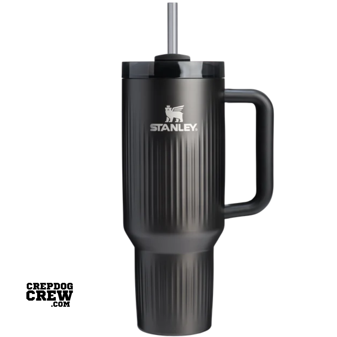 STANLEY TUMBLER Mug FlowState Fluted Black 40 Oz