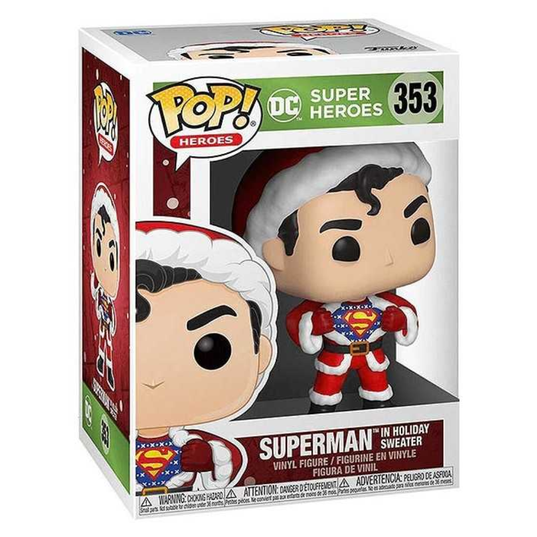 Funko POP! Superman In Holiday Sweater DC Super Heroes #353