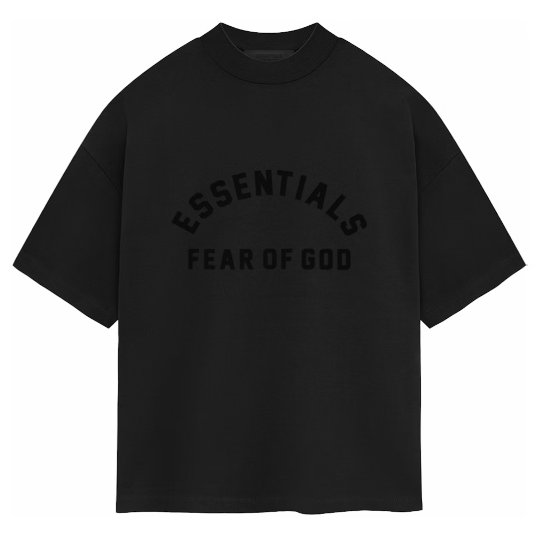 Fear of God Essentials Heavy Jersey Crewneck Tee Jet Black