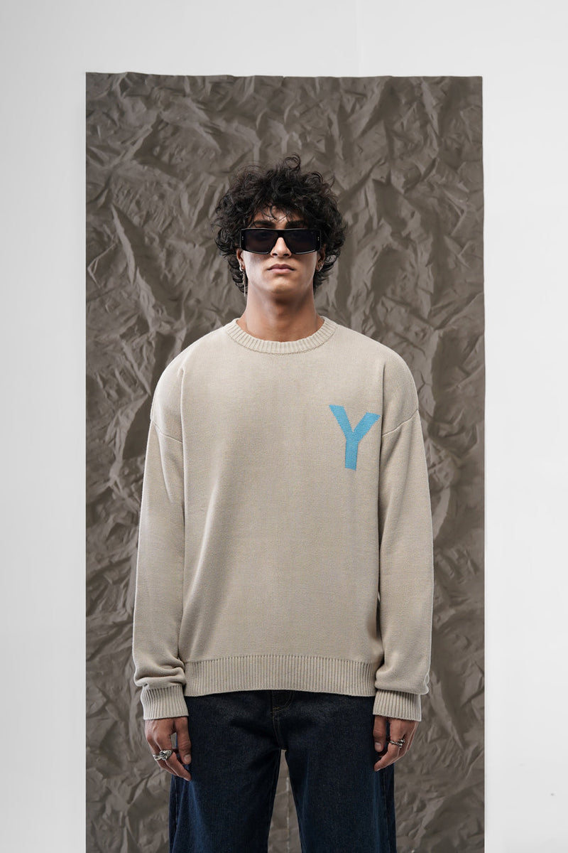 JET SET SWEATER – STONE