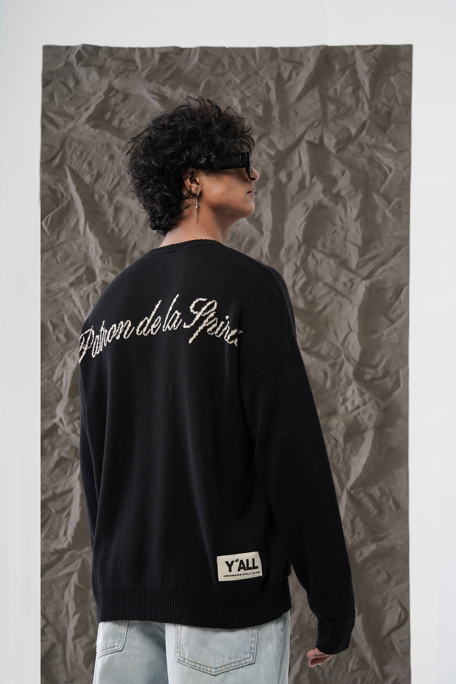 JET SET SWEATER – BLACK