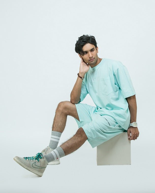 Oversized T-Shirt - Pacific Aqua