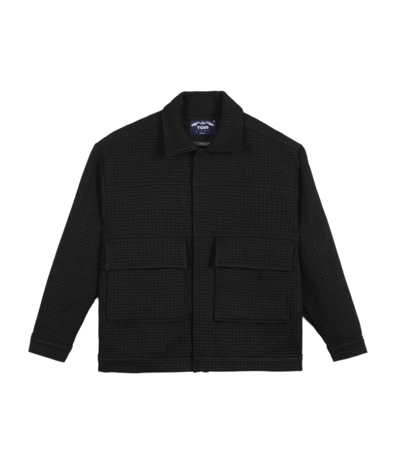 BLACK QUILTED JACKET