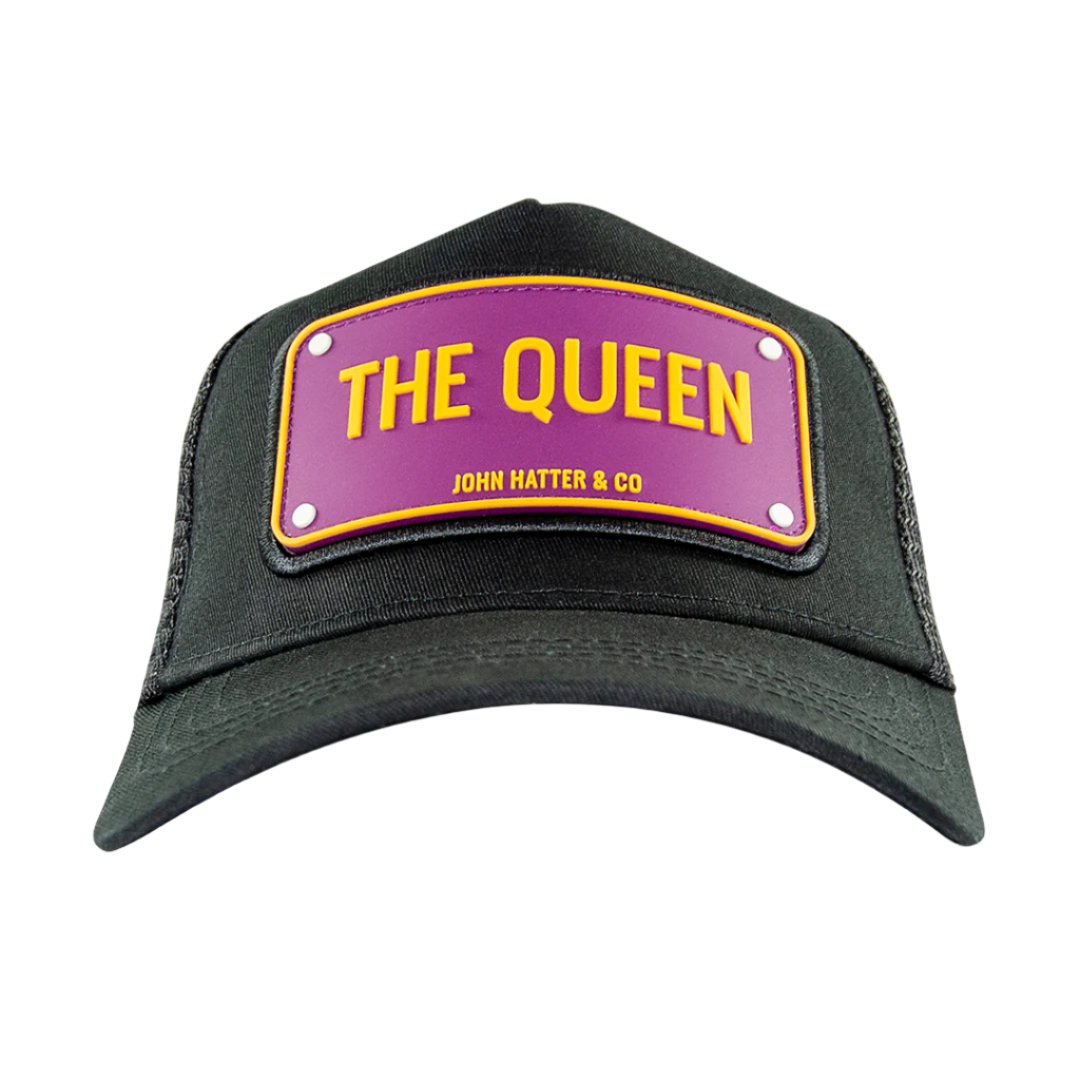 The Queen Black Trucker Cap