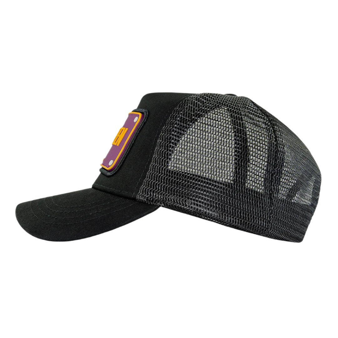 The Queen Black Trucker Cap