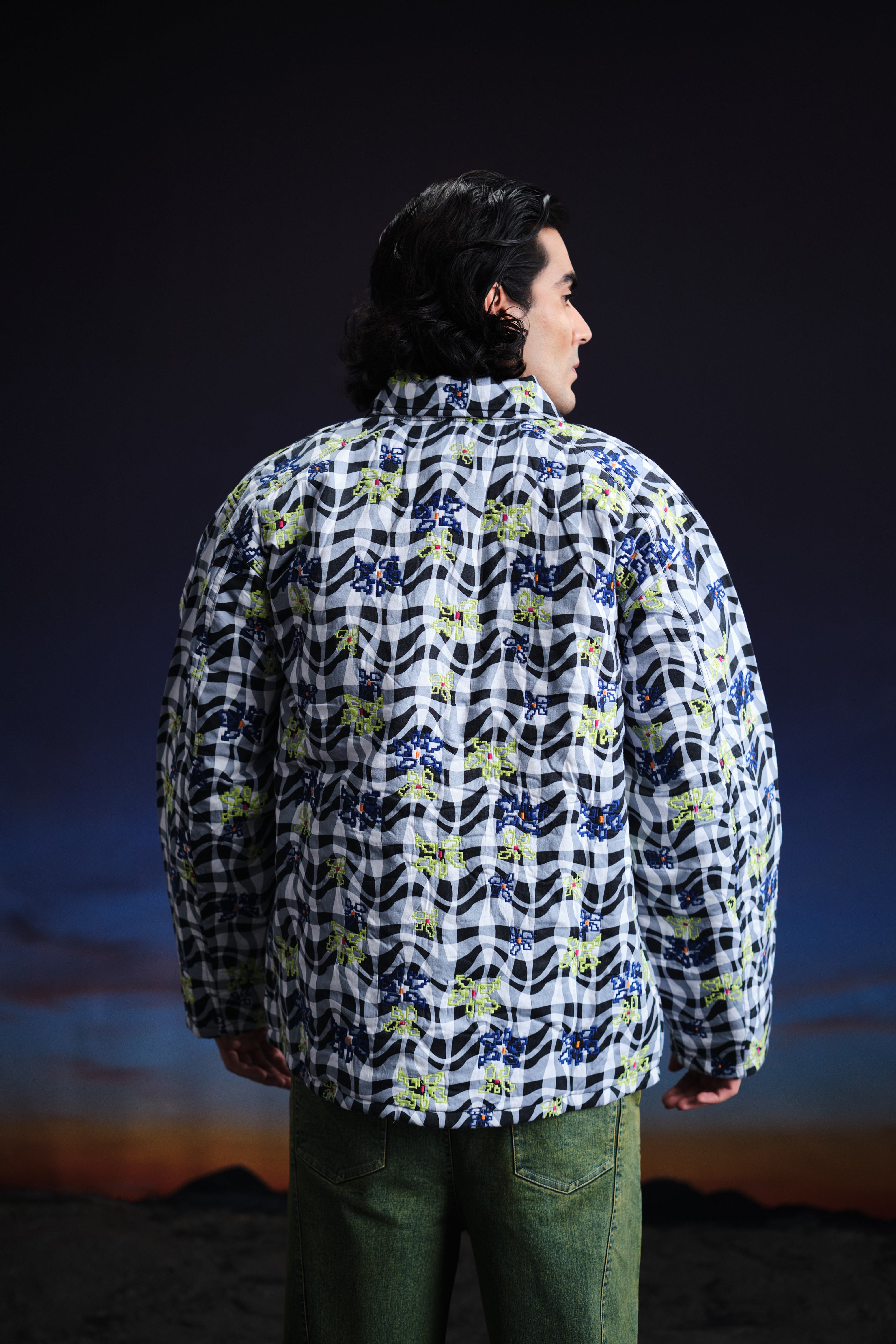 Warped Realities Quilted Jacket