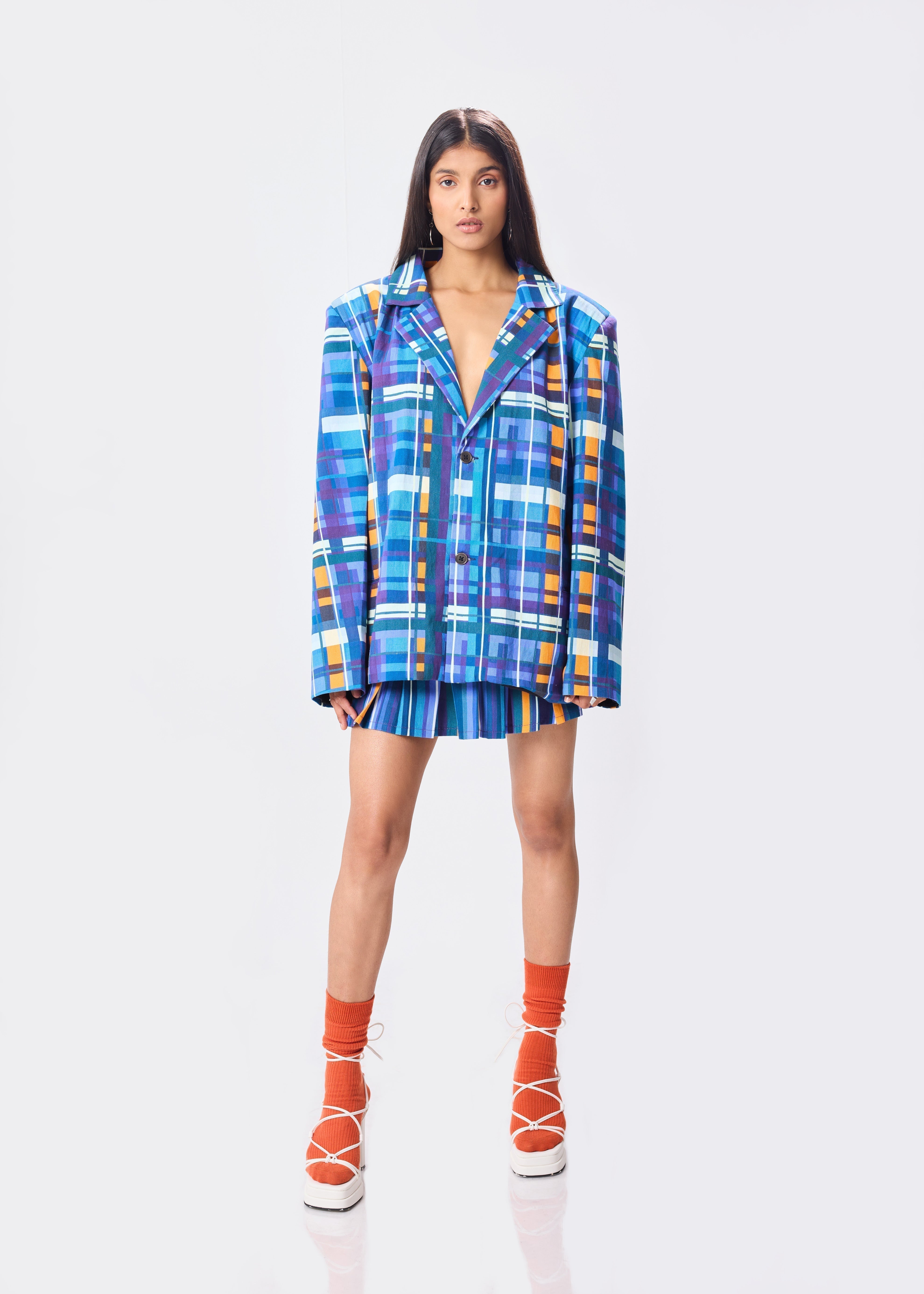 Building Blocks Blazer Pleated Skirt Set 26 XS - Main Image