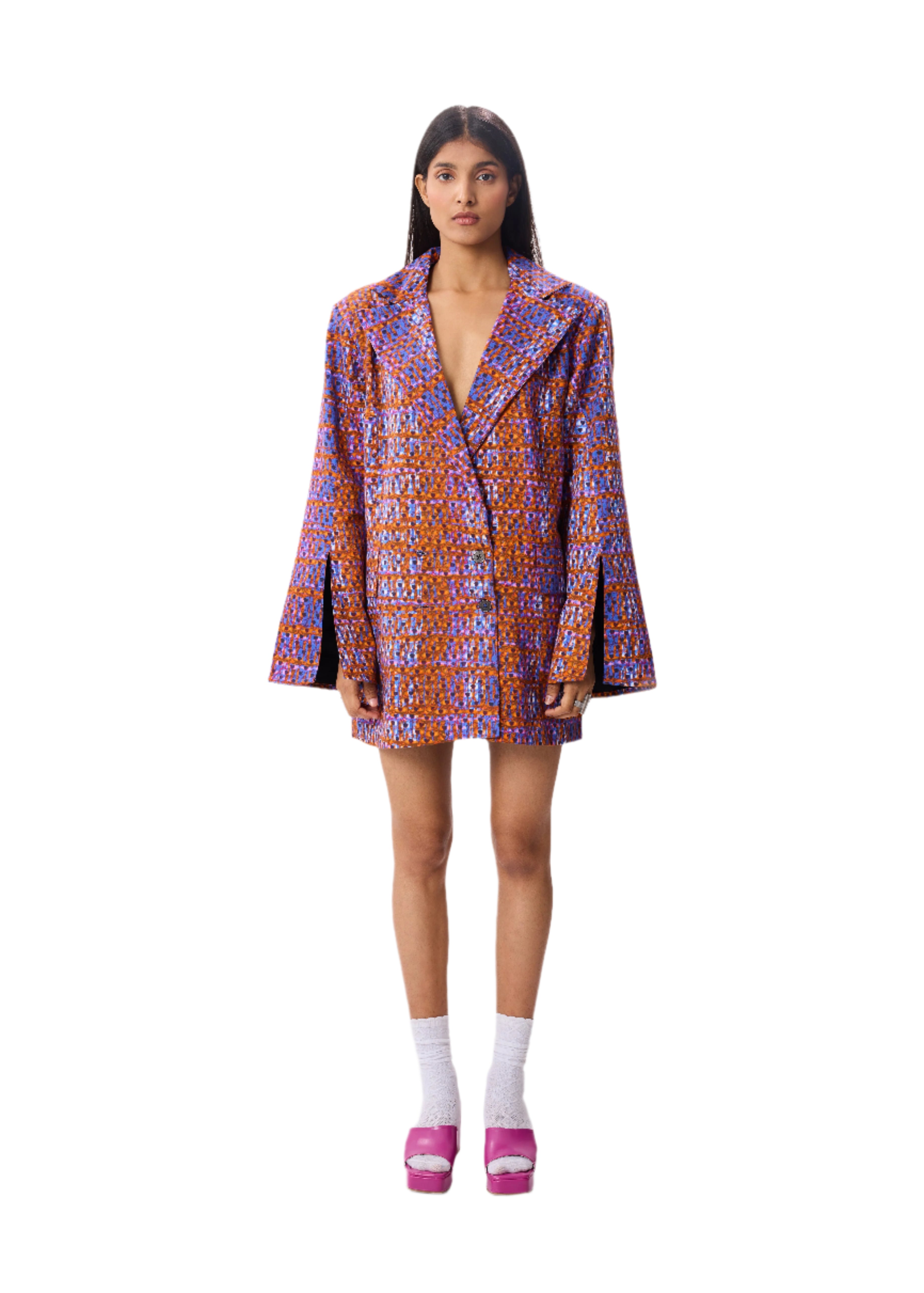 Surreal Vision Blazer Dress