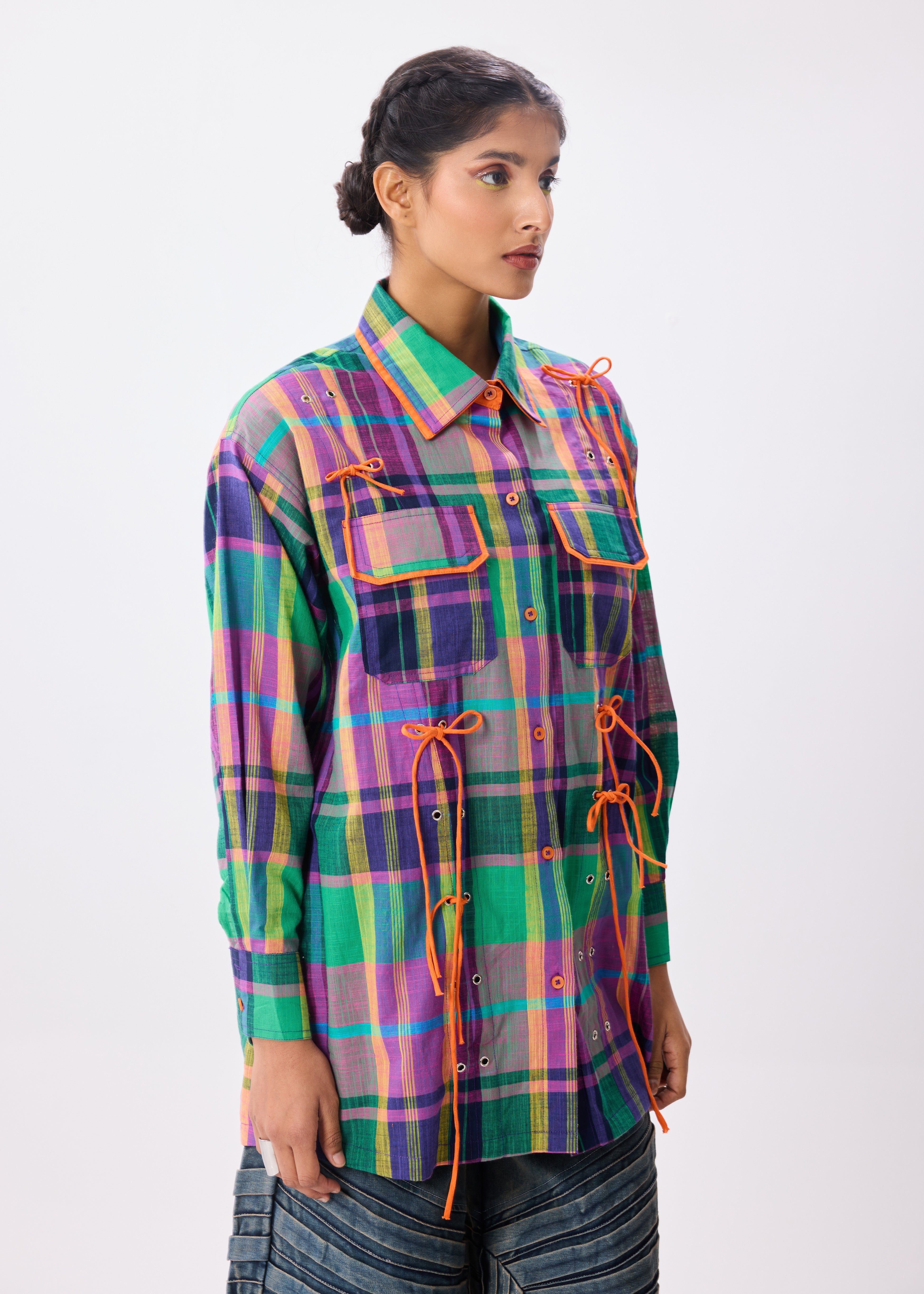 LILA DOUBLE COLLAR SHIRT