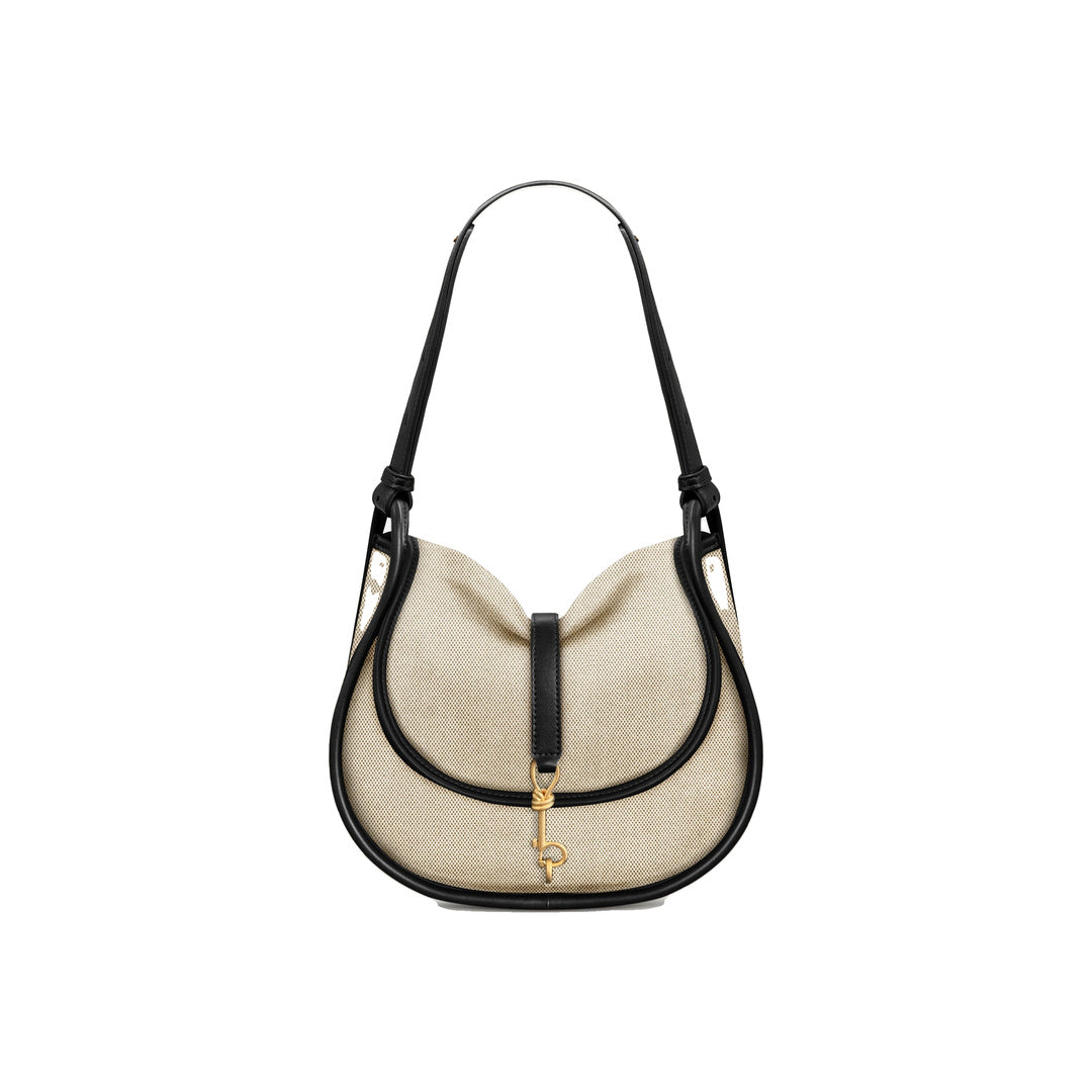 JW PEI Arla Small Hobo Bag - Black Canvas