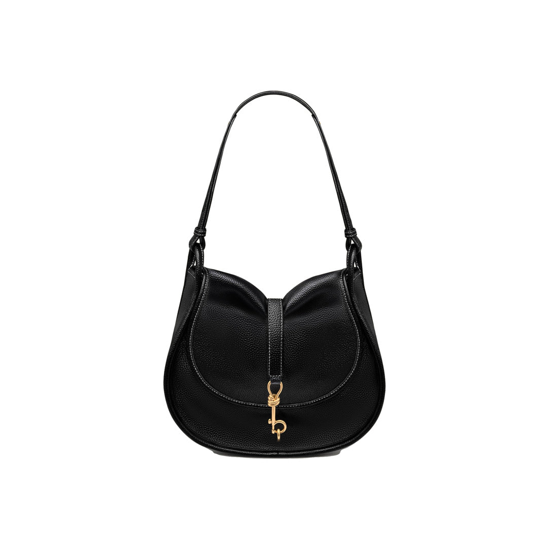 JW PEI Arla Small Hobo Bag - Black Pebbled