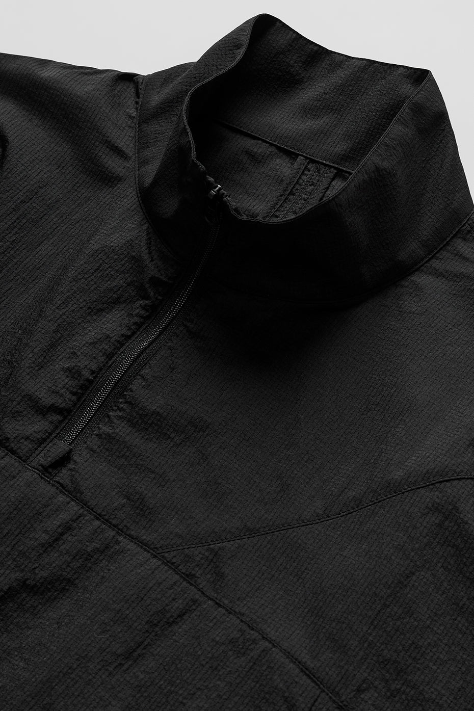 alo Cropped 1/4 Zip Aerial Pullover - Black