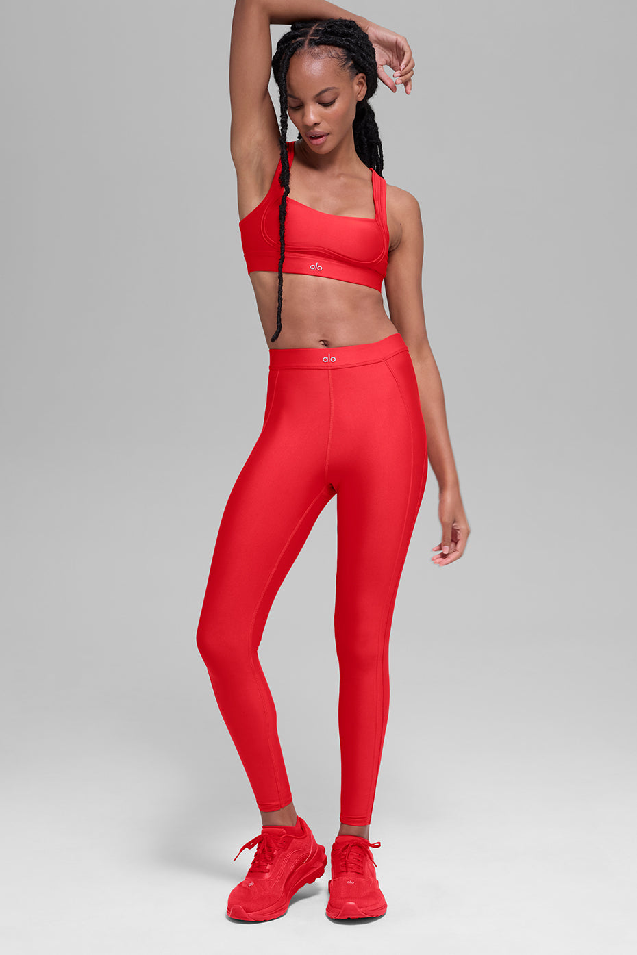 alo Airlift High-Waist Ignite 7/8 Legging - Bright Red