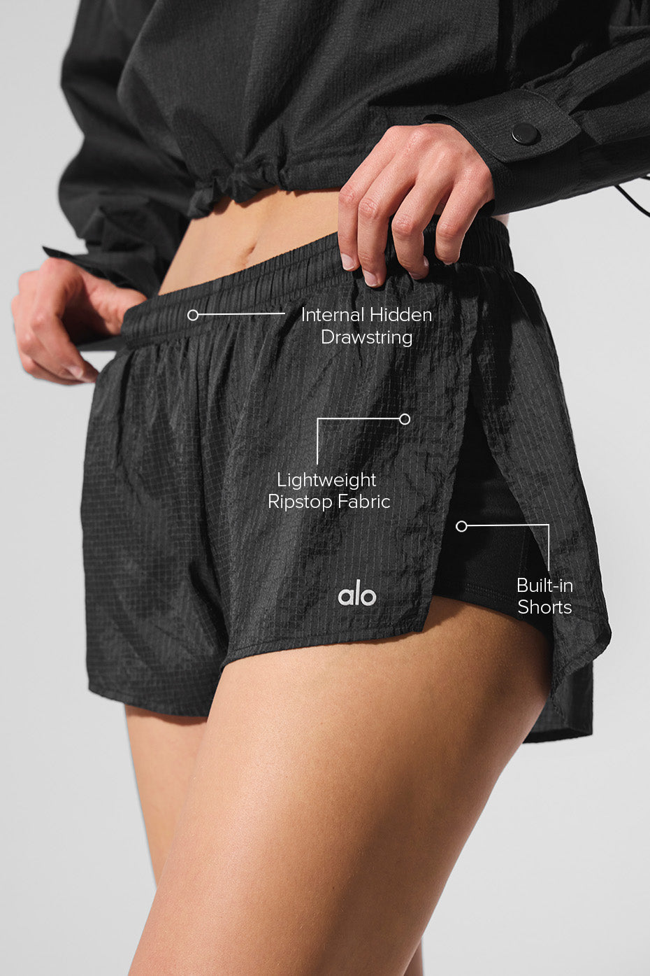alo Game Time Short - Black